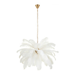 Lampa wisząca EMU pióra białe 100 cm ST-DN127 white Step into Design
