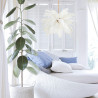 Lampa wisząca EMU pióra białe 100 cm ST-DN127 white Step into Design