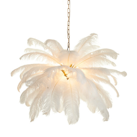 Lampa wisząca EMU pióra białe 100 cm ST-DN127 white Step into Design