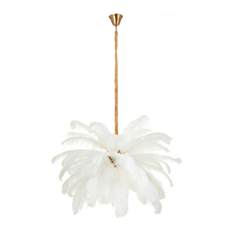 Lampa wisząca EMU pióra białe 100 cm ST-DN127 white Step into Design