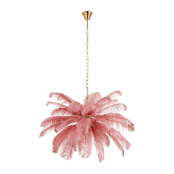Lampa wisząca EMU pióra różowe 100 cm ST-DN127 pink Step into Design