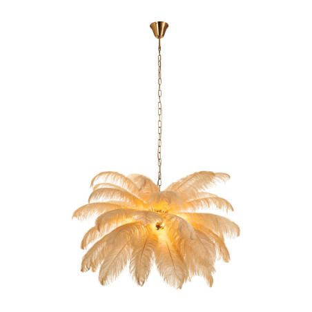 Lampa wisząca EMU pióra beżowe 100 cm ST-DN127 beige Step into Design
