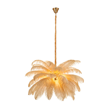 Lampa wisząca EMU pióra beżowe 100 cm ST-DN127 beige Step into Design