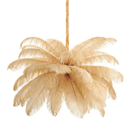 Lampa wisząca EMU pióra beżowe 100 cm ST-DN127 beige Step into Design