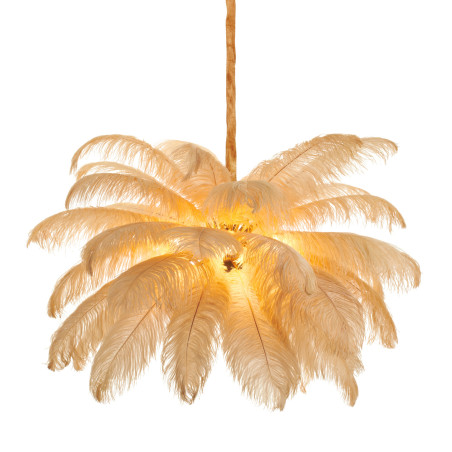 Lampa wisząca EMU pióra beżowe 100 cm ST-DN127 beige Step into Design