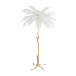 Lampa podłogowa EMU pióra białe 170 cm ST-DN127-F white Step into Design