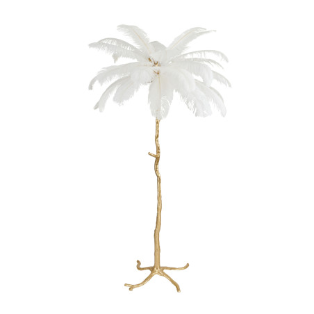 Lampa podłogowa EMU pióra białe 170 cm ST-DN127-F white Step into Design