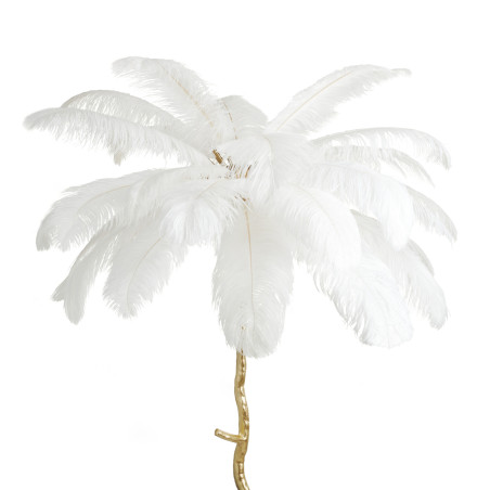Lampa podłogowa EMU pióra białe 170 cm ST-DN127-F white Step into Design