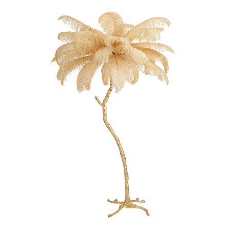 Lampa podłogowa EMU pióra beżowe 150 cm ST-DN128-F beige Step into Design