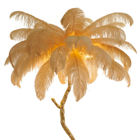 Lampa podłogowa EMU pióra beżowe 150 cm ST-DN128-F beige Step into Design