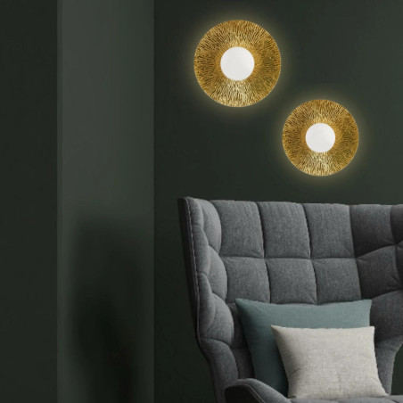 Lampa ścienna SUN M złota 35 cm ST-FB230946-D35 Step into Design