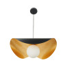Lampa wisząca ENZO czarno złota kula 40 cm ST-F22020601-D40 black Step into Design