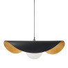 Lampa wisząca ENZO czarno złota kula 40 cm ST-F22020601-D40 black Step into Design