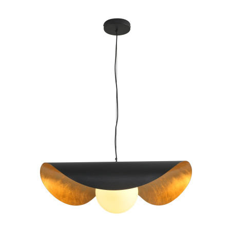 Lampa wisząca ENZO czarno złota kula 60 cm ST-F22020601-D60 black Step into Design