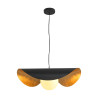 Lampa wisząca ENZO czarno złota kula 60 cm ST-F22020601-D60 black Step into Design