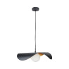 Lampa wisząca ENZO czarno złota kula 60 cm ST-F22020601-D60 black Step into Design