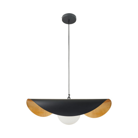 Lampa wisząca ENZO czarno złota kula 60 cm ST-F22020601-D60 black Step into Design
