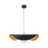 Lampa wisząca ENZO czarno złota kula 60 cm ST-F22020601-D60 black Step into Design