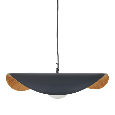 Lampa wisząca ENZO czarno złota kula 60 cm ST-F22020601-D60 black Step into Design