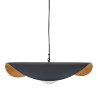 Lampa wisząca ENZO czarno złota kula 60 cm ST-F22020601-D60 black Step into Design