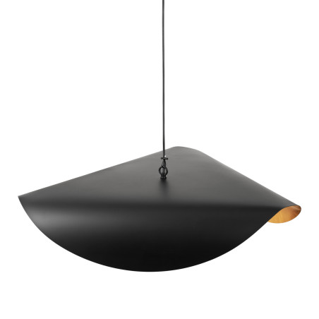 Lampa wisząca ENZO czarno złota kula 60 cm ST-F22020601-D60 black Step into Design