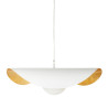 Lampa wisząca ENZO biało złota 80 cm ST-F22020601-D80 white Step into Design