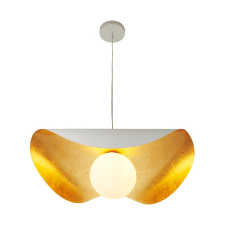 Lampa wisząca ENZO biało złota 80 cm ST-F22020601-D80 white Step into Design