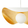 Lampa wisząca ENZO biało złota 80 cm ST-F22020601-D80 white Step into Design