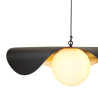 Lampa wisząca ENZO czarno złota 80 cm ST-F22020601-D80 black Step into Design