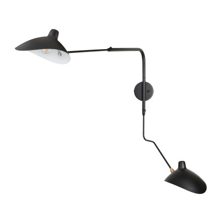 Lampa ścienna CRANE-2W S czarna 110 cm W8702-S Step into Design