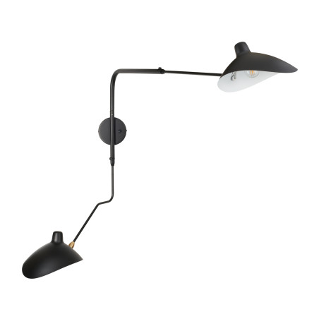 Lampa ścienna CRANE-2W S czarna 110 cm W8702-S Step into Design