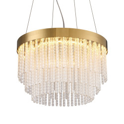 Lampa wisząca GLORIA LED kryształowa złota 40 cm ST-DL8510 Step into Design