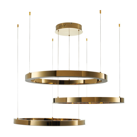 Lampa wisząca CIRCLE 40+60+80 LED złoty połysk na 1 podsufitce DN924-40+60+80 gold Step into Design
