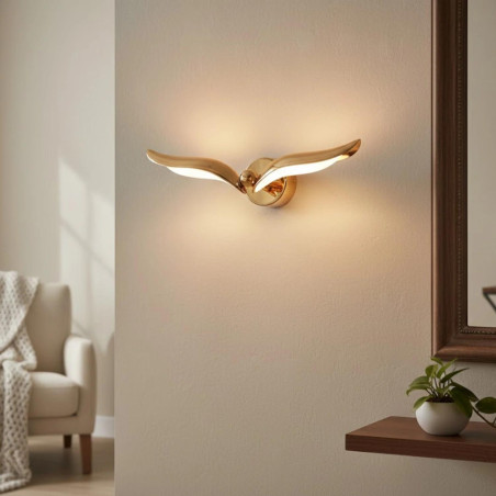 Lampa ścienna GUFO LED różowe złoto 35 cm ST-DL8503 Step into Design
