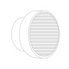 Lampa ścienna CARMELLO LED transparentna czarna 13,5 cm ST-DL-8535 black Step into Design