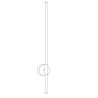 Lampa ścienna LED FELIX biało-złota 100 cm - nowoczesny kinkiet ST-DL8547 gold Step into Design