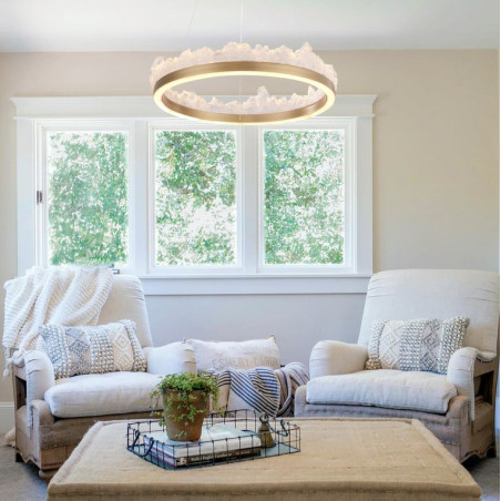 Lampa wisząca MONTANA LED złota 60 cm ST-6490P/1 Step into Design