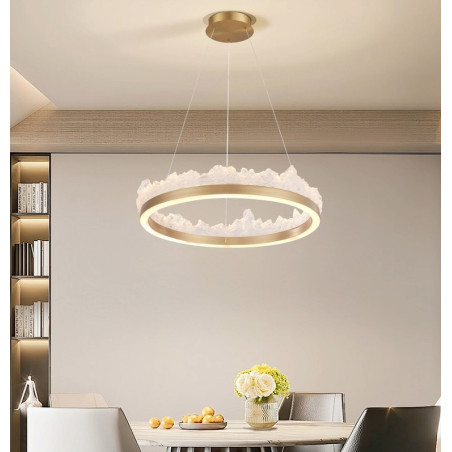 Lampa wisząca MONTANA LED złota 60 cm ST-6490P/1 Step into Design