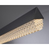Lampa wisząca LED ANABELLA czarna 120 cm - nowoczesna do salonu, jadalni i biura ST-8501 black Step into Design