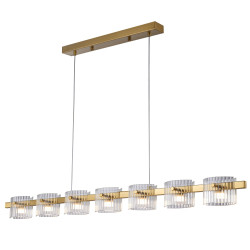 Lampa wisząca LED BACCIO złota 120 cm - nowoczesna lampa nad stół i wyspę ST-DL8520 Step into Design