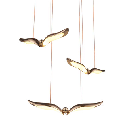 Lampa wisząca GUFO 3 LED różowe złoto 36 cm ST-DL8506 Step into Design
