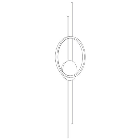 Lampa ścienna ECLIPTICA LED złota 100 cm ST-DL8532 Step into Design