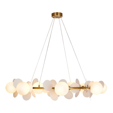 Lampa wisząca CHIC biało złota 105 cm - nowoczesna lampa do salonu ST-DL-2969 Step into Design