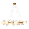 Lampa wisząca CHIC biało złota 105 cm - nowoczesna lampa do salonu ST-DL-2969 Step into Design