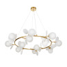 Lampa wisząca CHIC biało złota 105 cm - nowoczesna lampa do salonu ST-DL-2969 Step into Design