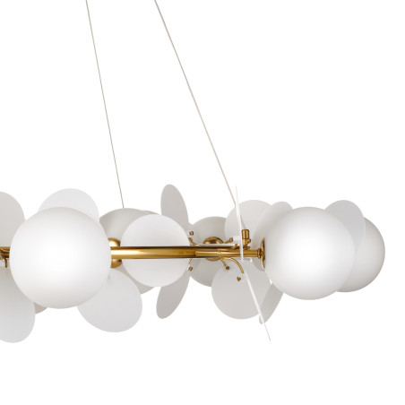 Lampa wisząca CHIC biało złota 105 cm - nowoczesna lampa do salonu ST-DL-2969 Step into Design