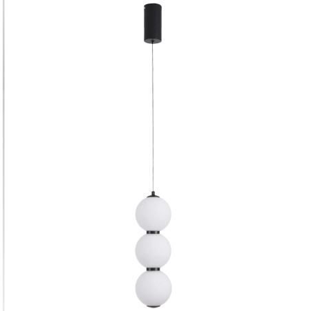 Lampa wisząca PERLA LED czarna 12 cm ST-CP231222-3L black Step into Design