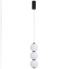 Lampa wisząca PERLA LED czarna 12 cm ST-CP231222-3L black Step into Design