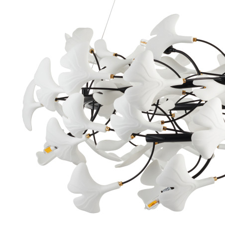 Lampa wisząca BOTANIKA czarno biała 150 cm XY080P-150 black Step into Design