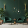 Lampa wisząca Bella złota 25 cm DP0001A-250R Step into Design